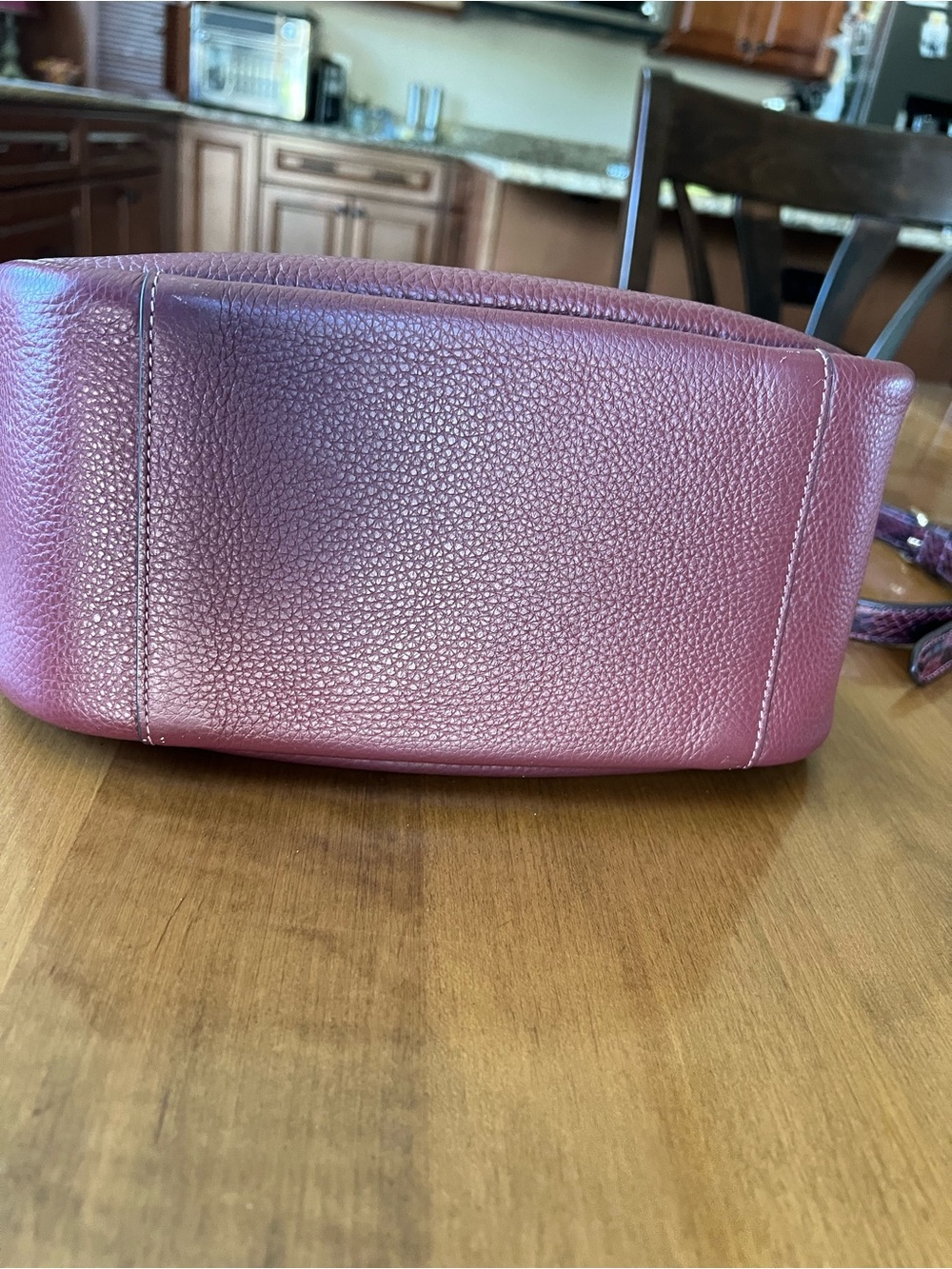 EUC Coach Jules Hobo Bag, Pebbled Leather in Burgundy/Maroon/Wine. - Picture 7 of 12